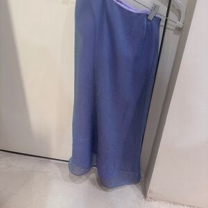Blue skirt